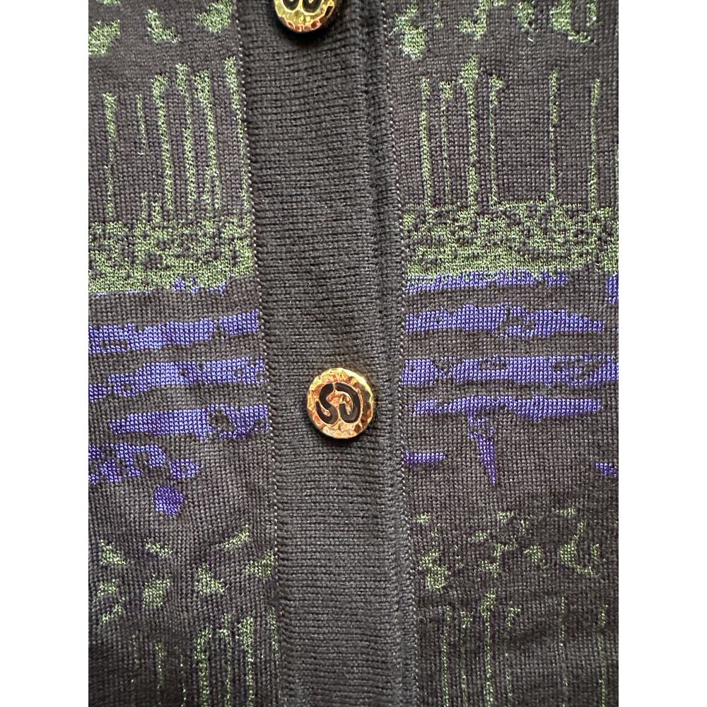 Vintage St. John Collection Marie Gray knit Suit jacket With Shell medium 12 - Picture 4 of 12